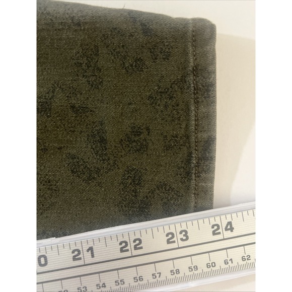 Rock & Republic Jeans Womens 12 Kashmiere Crop 5-Pocket Stretch Flex Green - Picture 7 of 7